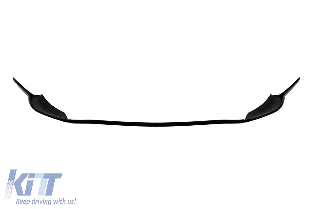Spoiler de tuning potrivit pentru bara de protecție frontală A Design Line pe Mercedes C-Class W206, S206 după 2021, lac negru