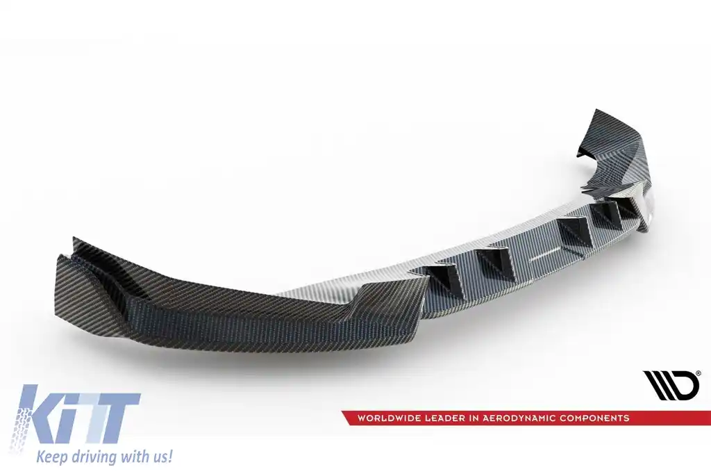 Spoiler din carbon Maxton Design potrivit pentru bara din față a BMW X5 G05 cu pachet M după 2023-image-6144559