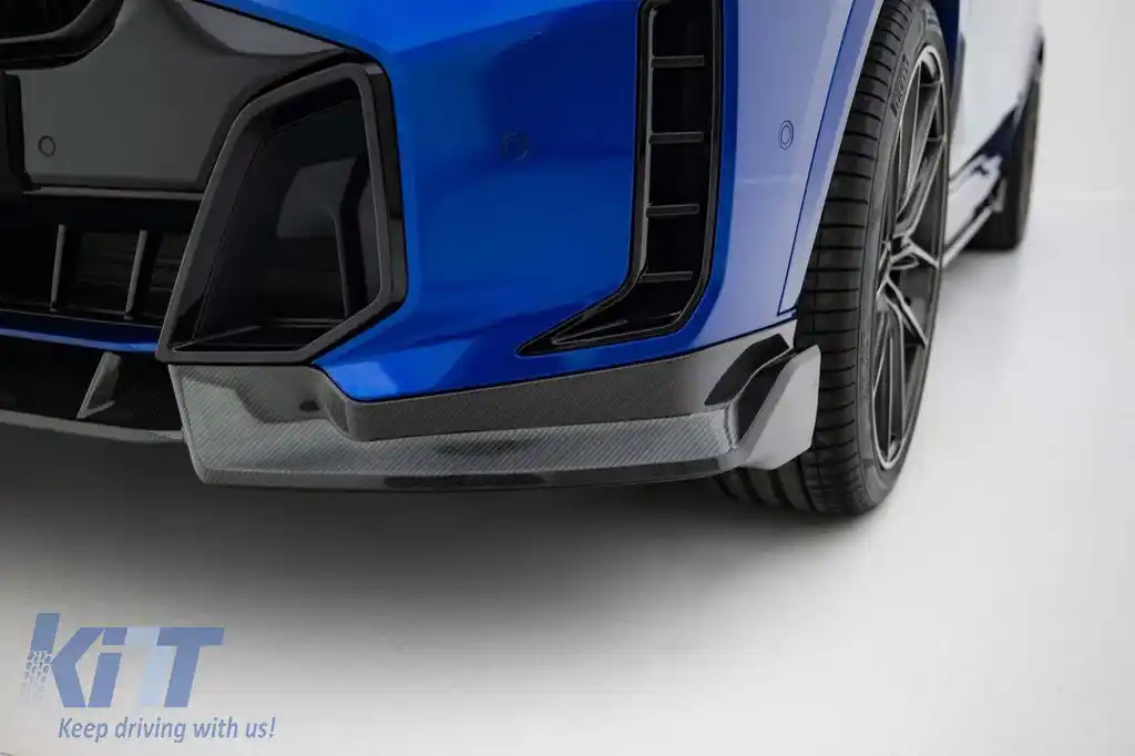 Spoiler din carbon Maxton Design potrivit pentru bara din față a BMW X5 G05 cu pachet M după 2023-image-6144564
