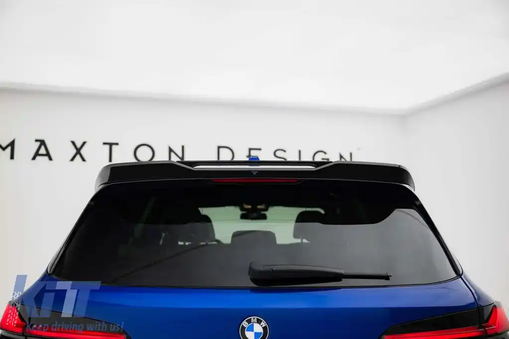 Spoiler din carbon Maxton Design potrivit pentru acoperișul BMW X5 G05 cu pachet M după 2023-image-6144574