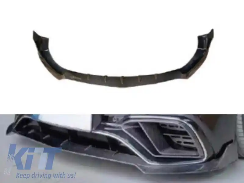 Spoiler din carbon potrivit pentru bara frontală S63 a Mercedes S-Class Coupe C217 2017-2020