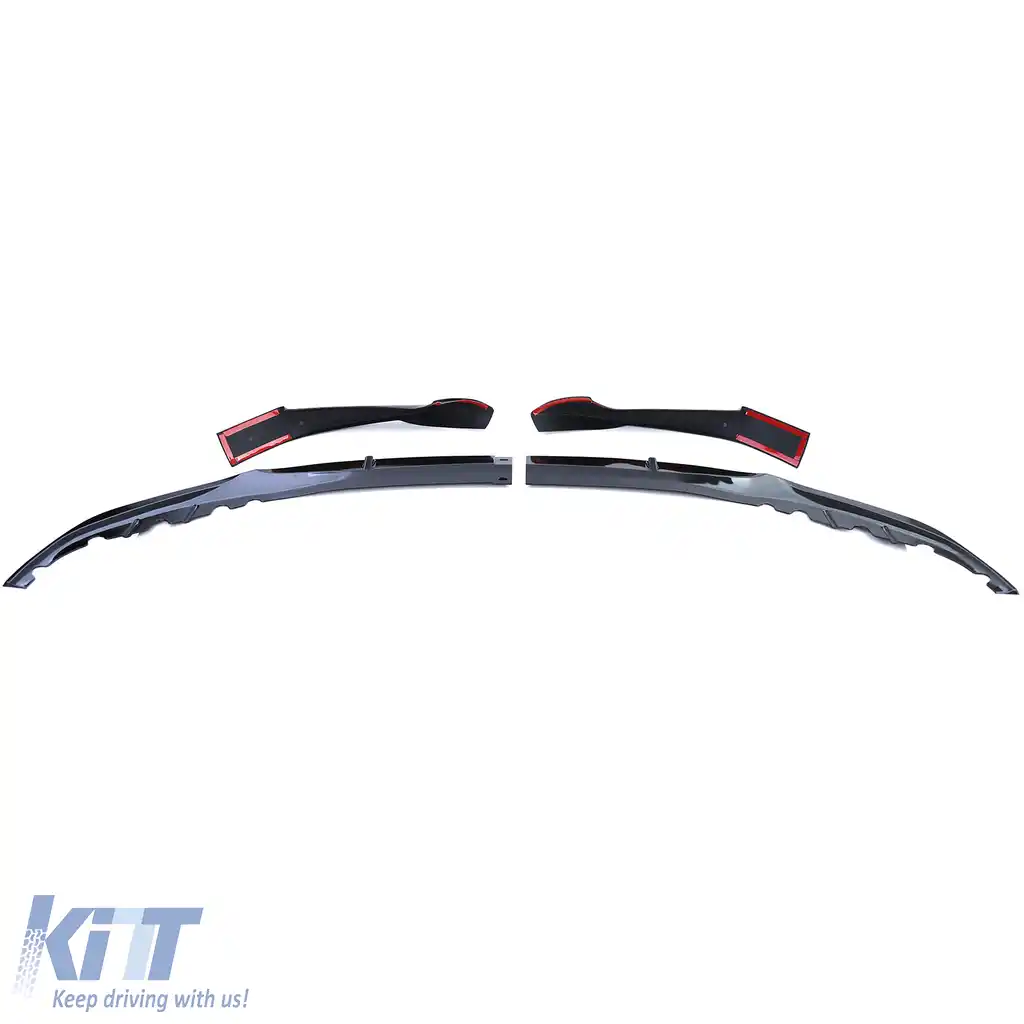 Spoiler frontal buza negru lucios potrivit pentru BMW Seria 5 G30 G31 din 2016-image-6202856