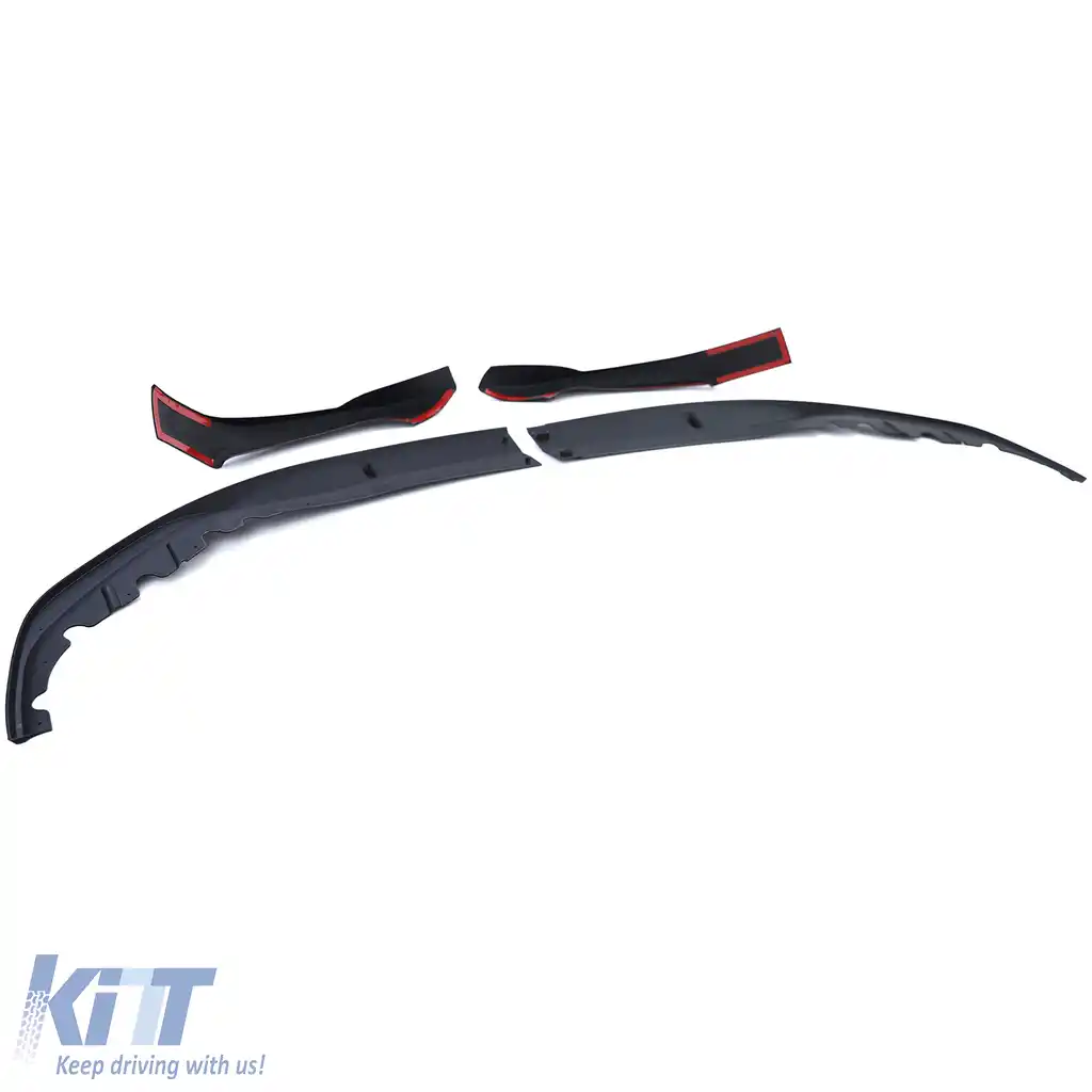 Spoiler frontal buza negru lucios potrivit pentru BMW Seria 5 G30 G31 din 2016-image-6202857