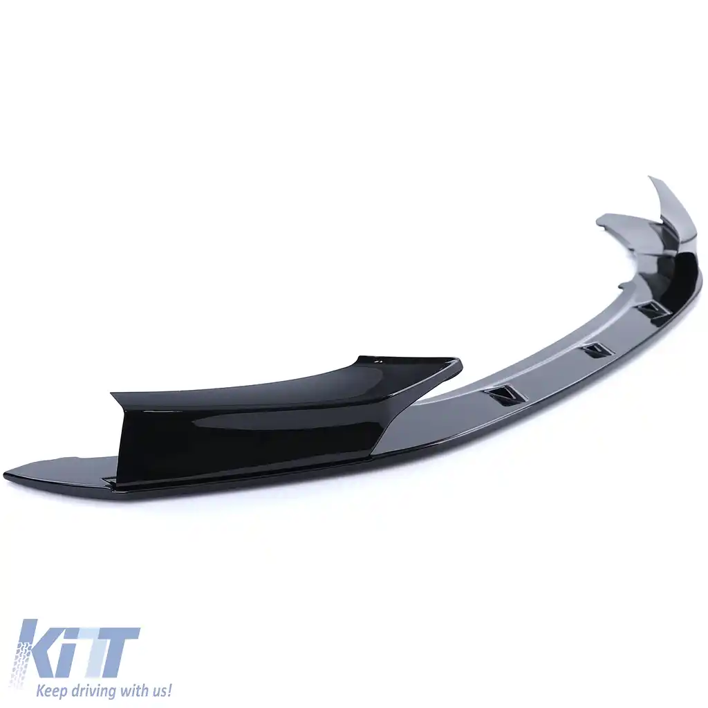 Spoiler frontal de performanță cu splitter lucios, potrivit pentru BMW Seria 1 F20 F21 10-15-image-6192288