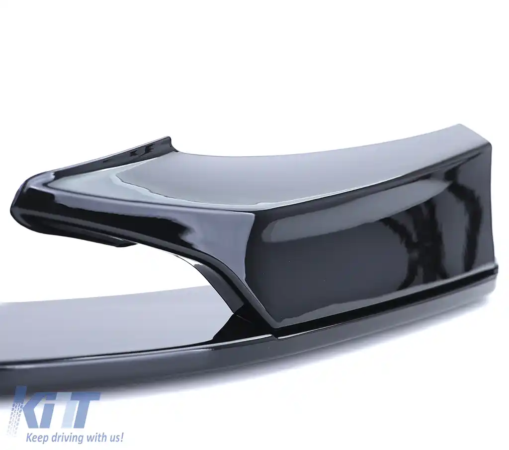 Spoiler frontal de performanță cu splitter lucios, potrivit pentru BMW Seria 1 F20 F21 10-15-image-6192290