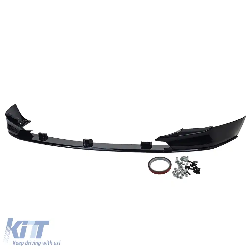 Spoiler frontal de performanță sportivă Gloss Black potrivit pentru BMW Seria 5 E60 E61-image-6203030