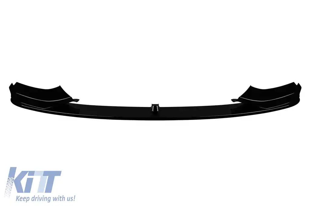 Spoiler frontal de tip M Performance Design Design, potrivit pentru BMW Seria 4 F32 Coupe, F33 Convertible, F36 Gran Coupe cu bara M-Technic după 2013, negru lucios