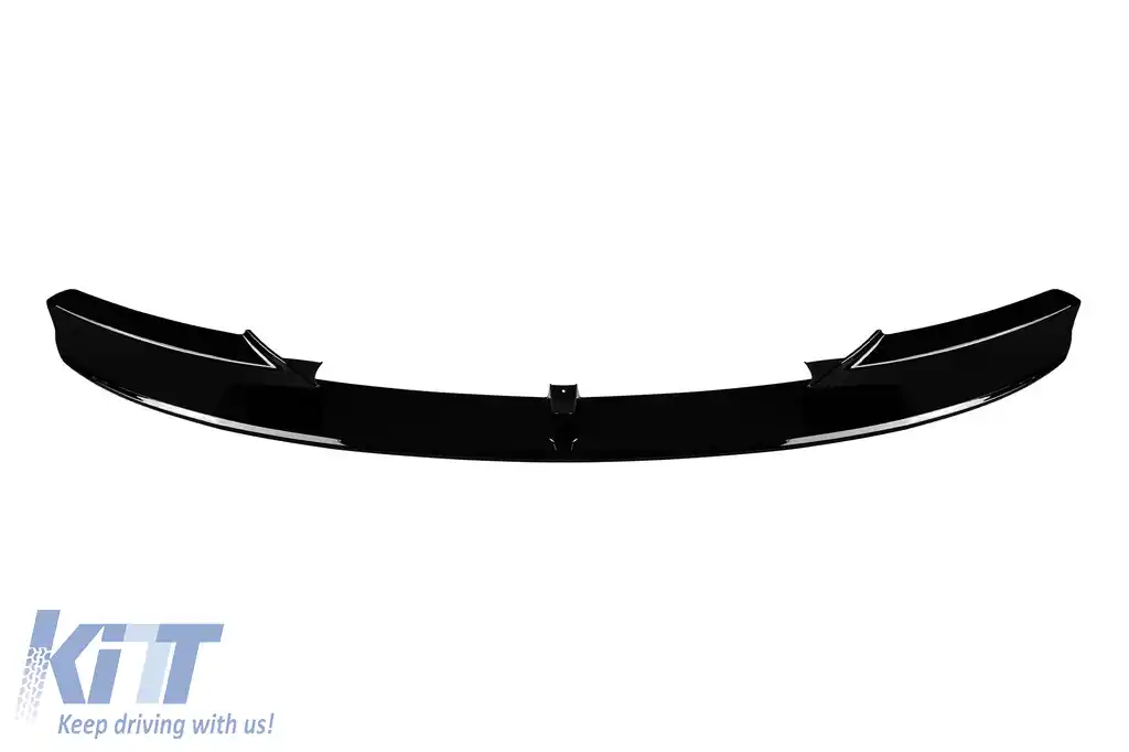 Spoiler frontal de tip M Performance Design Design, potrivit pentru BMW Seria 3 F30, F31 cu bara M-Technic 2011-2019, negru lucios