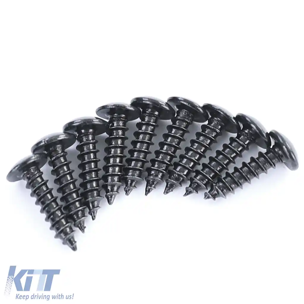 Spoiler frontal, fâlci laterale universale, flexibile, 2.5m x 5cm, aspect carbon, albastru-image-6207303