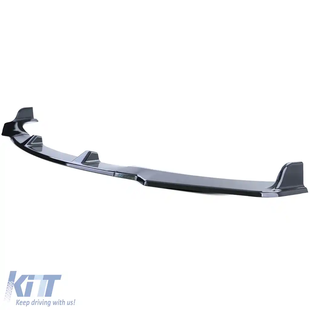 Spoiler frontal lip bumper negru lucios, potrivit pentru BMW Seria 3 E90 E91 2008-2013-image-6196916