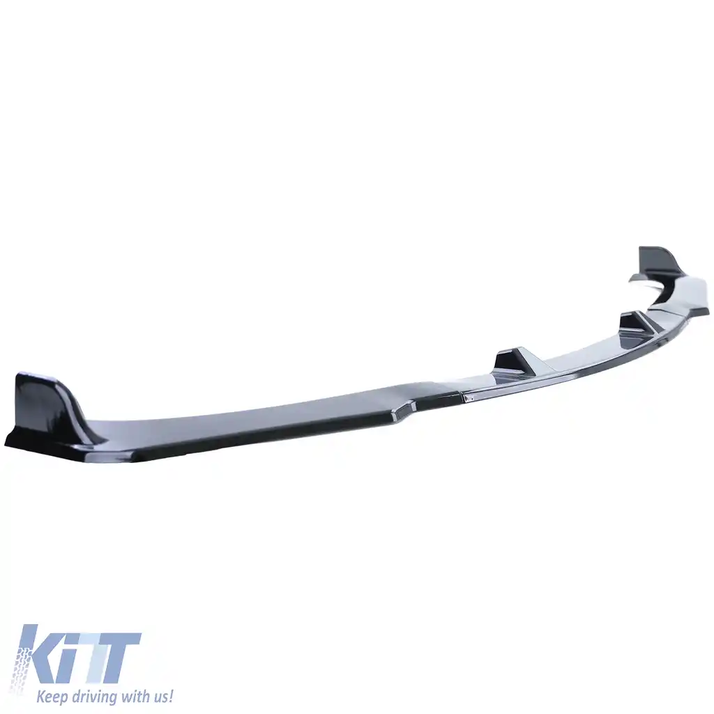 Spoiler frontal lip bumper negru lucios, potrivit pentru BMW Seria 3 E90 E91 2008-2013-image-6196917