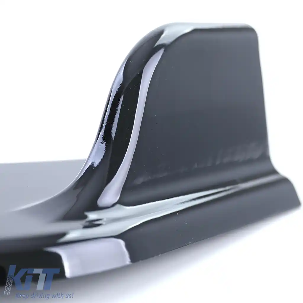 Spoiler frontal lip bumper negru lucios, potrivit pentru BMW Seria 3 E90 E91 2008-2013-image-6196920