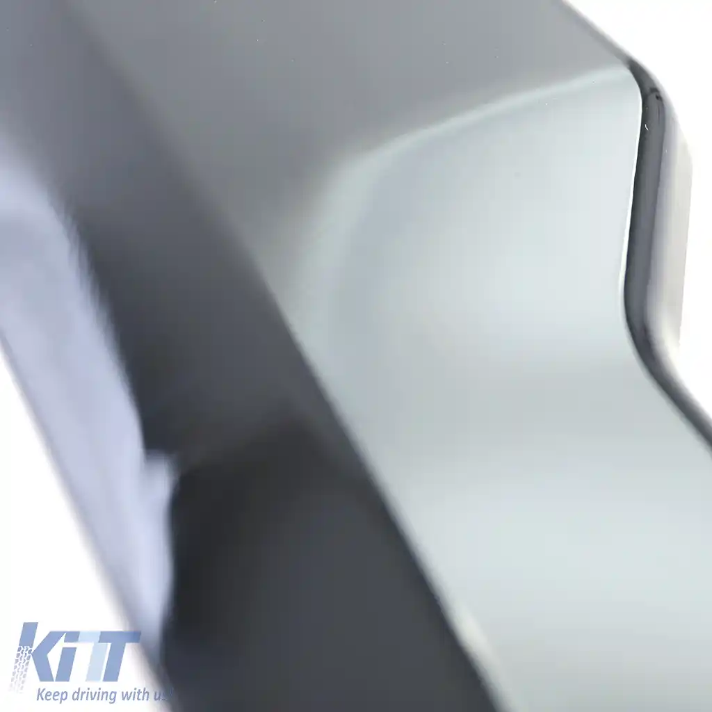 Spoiler frontal lip bumper negru lucios, potrivit pentru BMW Seria 3 E90 E91 2008-2013-image-6196921