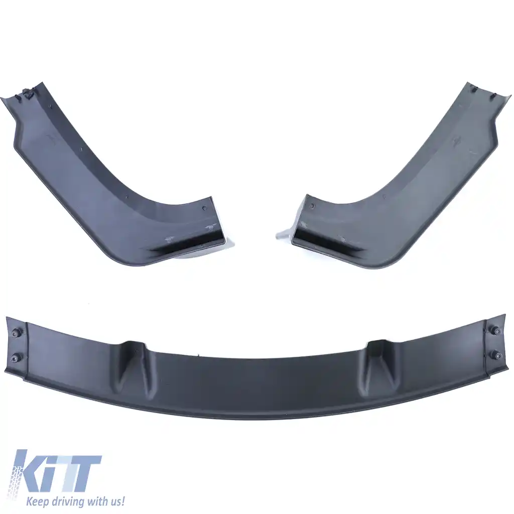 Spoiler frontal lip bumper negru lucios, potrivit pentru BMW Seria 3 E90 E91 2008-2013-image-6196923