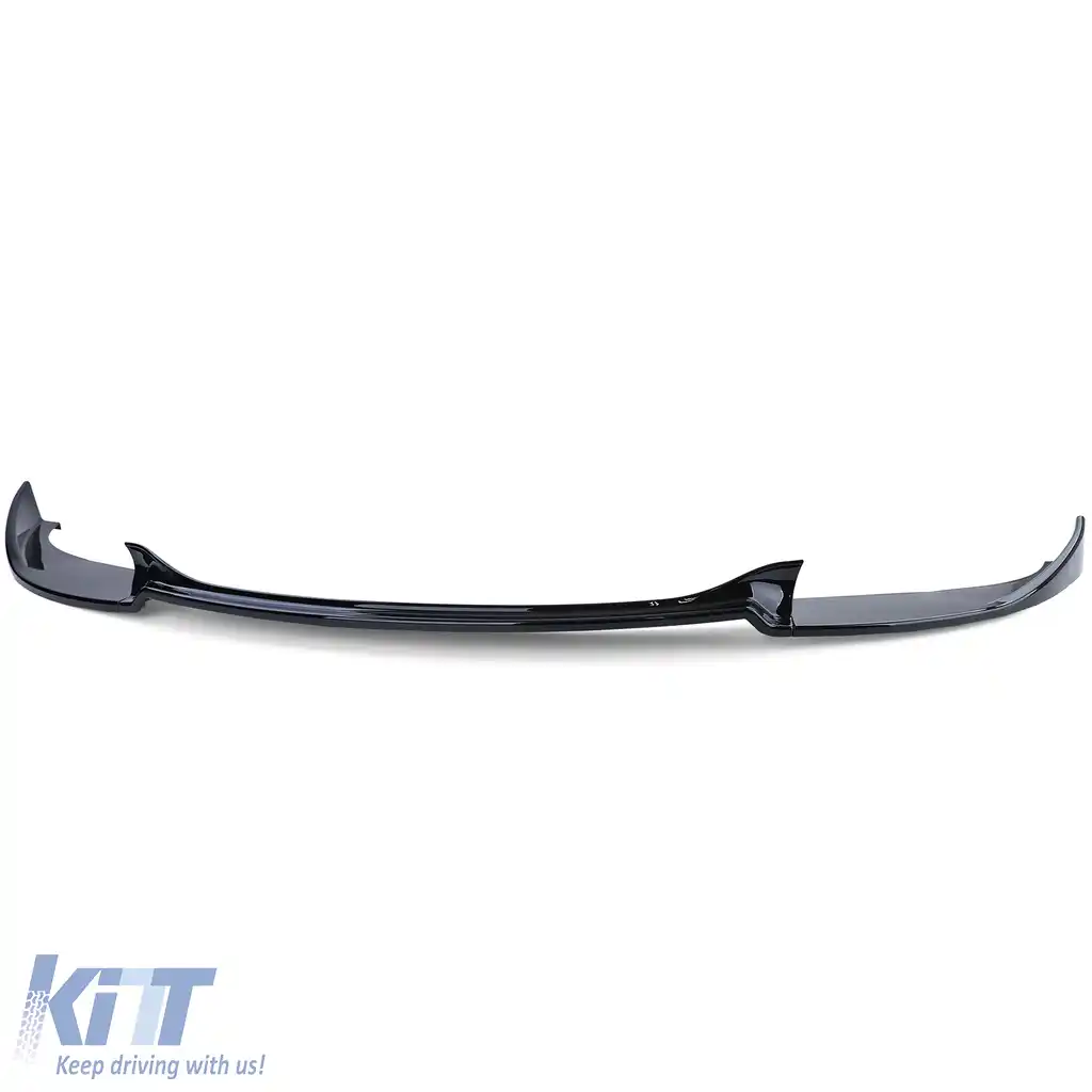 Spoiler frontal lip bumper negru lucios, potrivit pentru BMW Seria 5 E60 E61 2007-2009-image-6206347