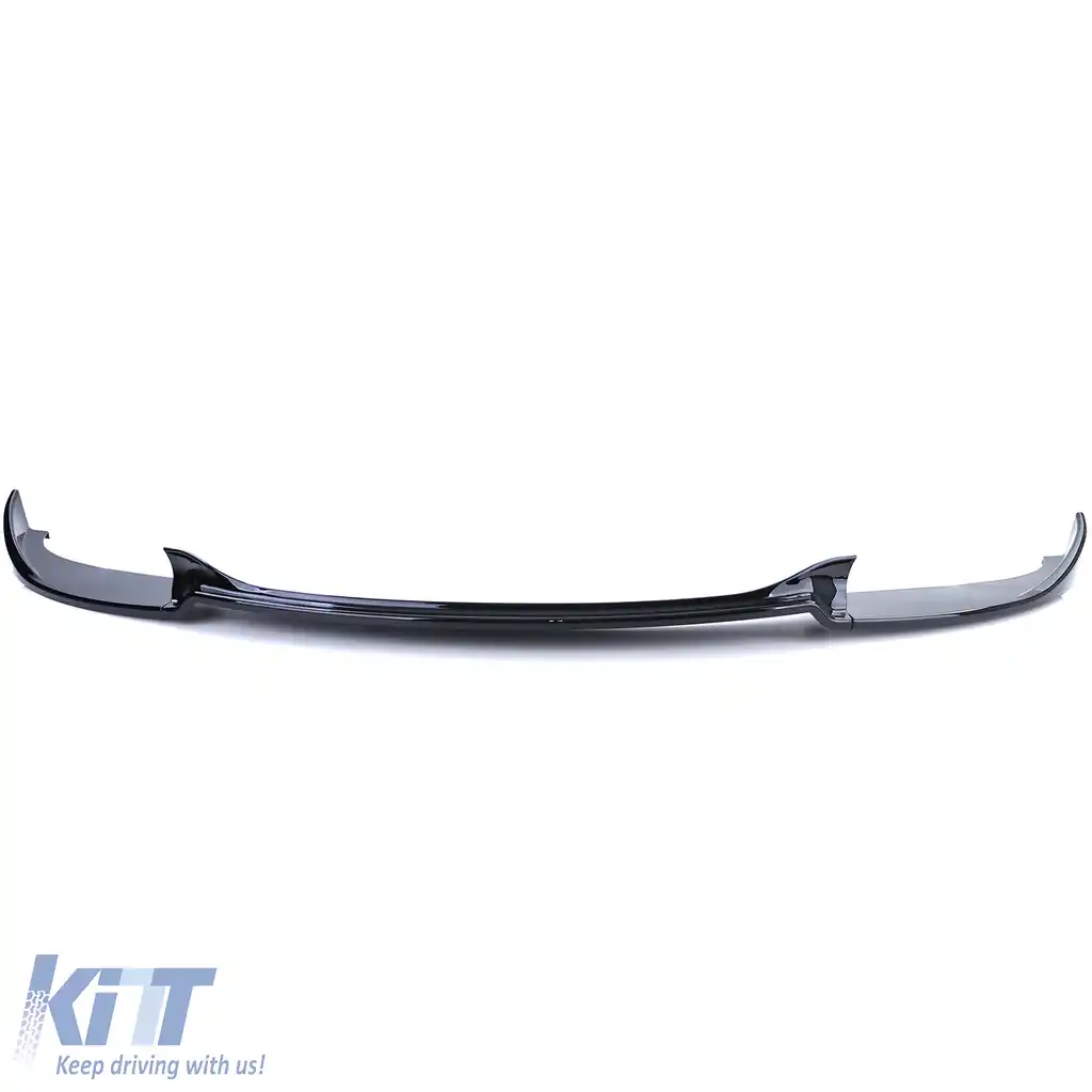 Spoiler frontal lip bumper negru lucios, potrivit pentru BMW Seria 5 E60 E61 2007-2009-image-6206348