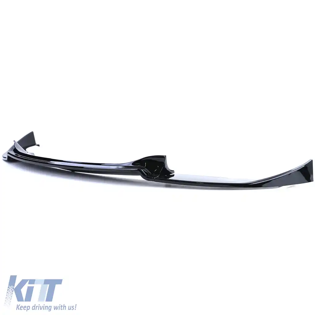 Spoiler frontal lip bumper negru lucios, potrivit pentru BMW Seria 5 E60 E61 2007-2009-image-6206350