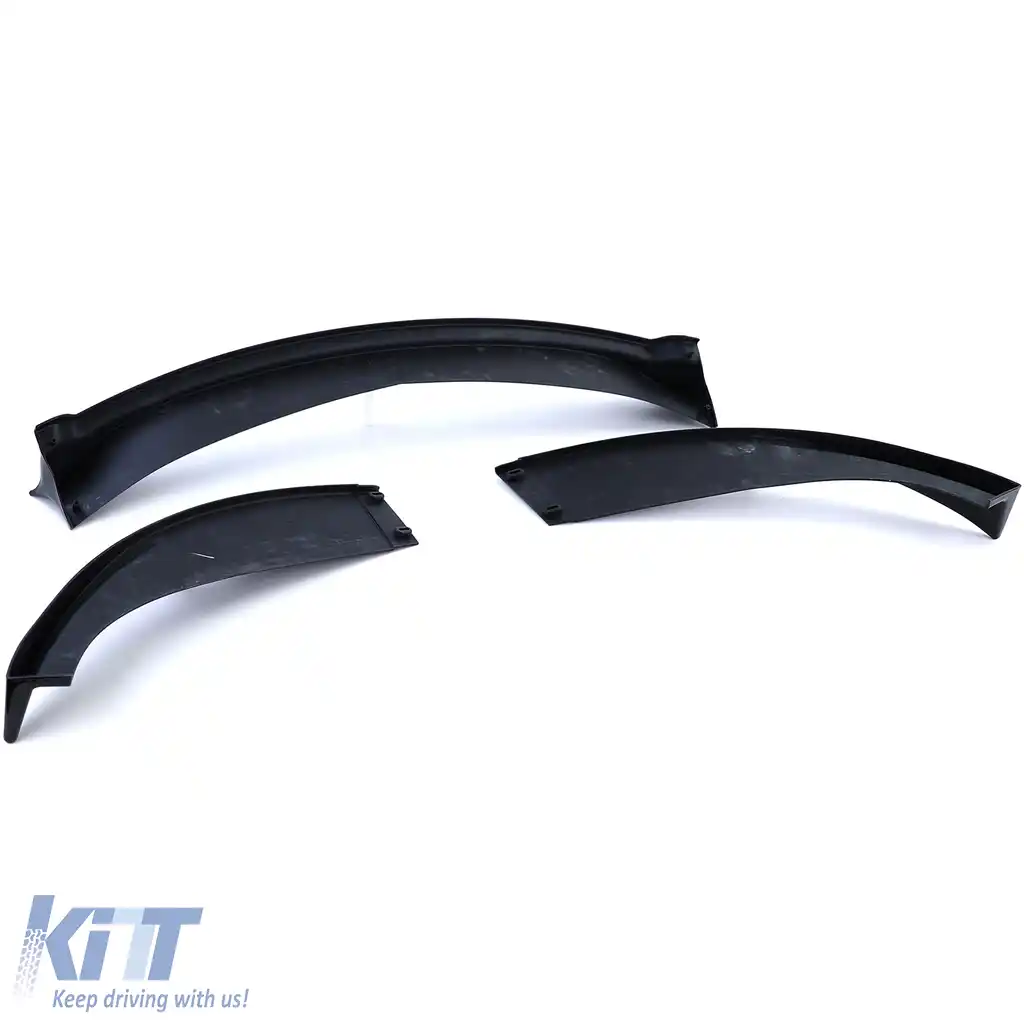 Spoiler frontal lip bumper negru lucios, potrivit pentru BMW Seria 5 E60 E61 2007-2009-image-6206352