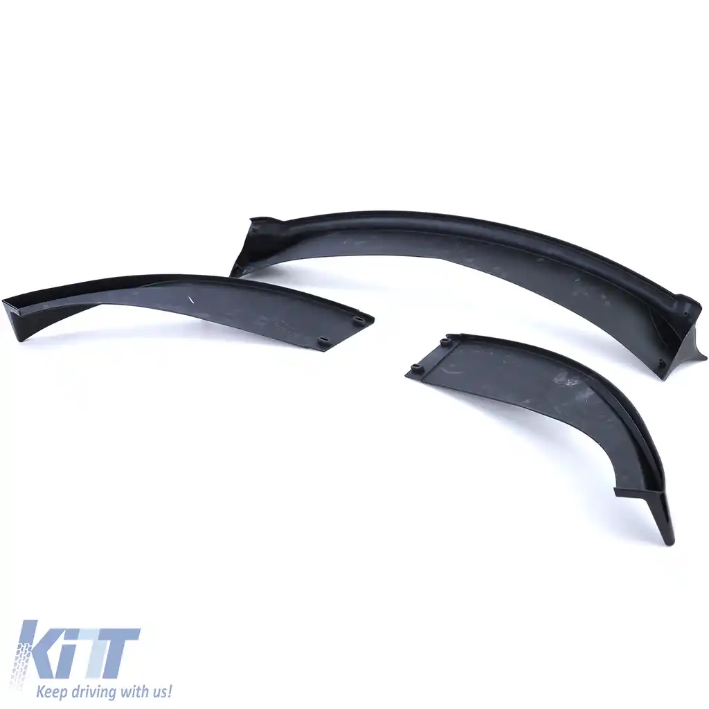 Spoiler frontal lip bumper negru lucios, potrivit pentru BMW Seria 5 E60 E61 2007-2009-image-6206353