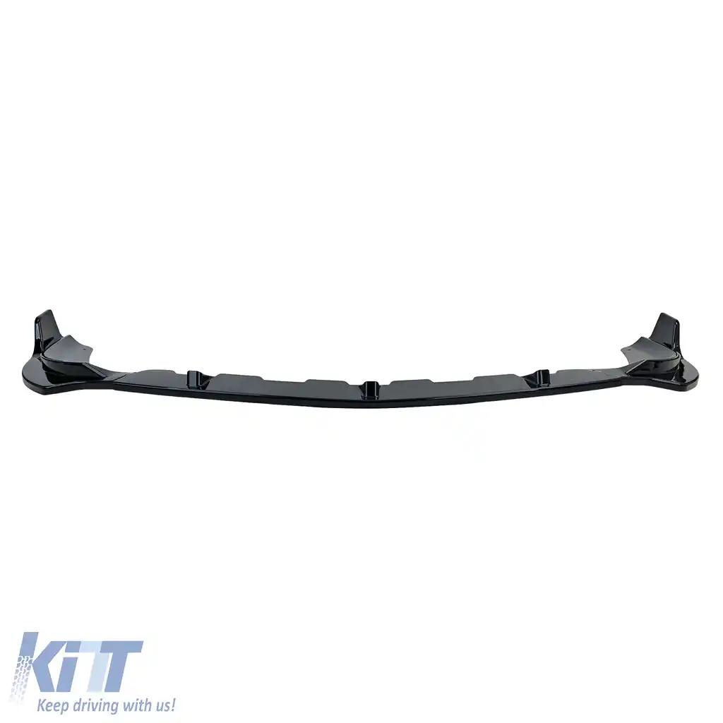 Spoiler frontal lip gloss negru potrivit pentru Mercedes Sprinter W906 facelift 2013-2018-image-6208380