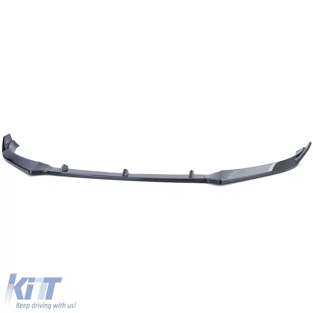 Spoiler frontal lip performanță aspect carbon potrivit pentru VW Golf 6 5K1 2008-2012-image-6192244