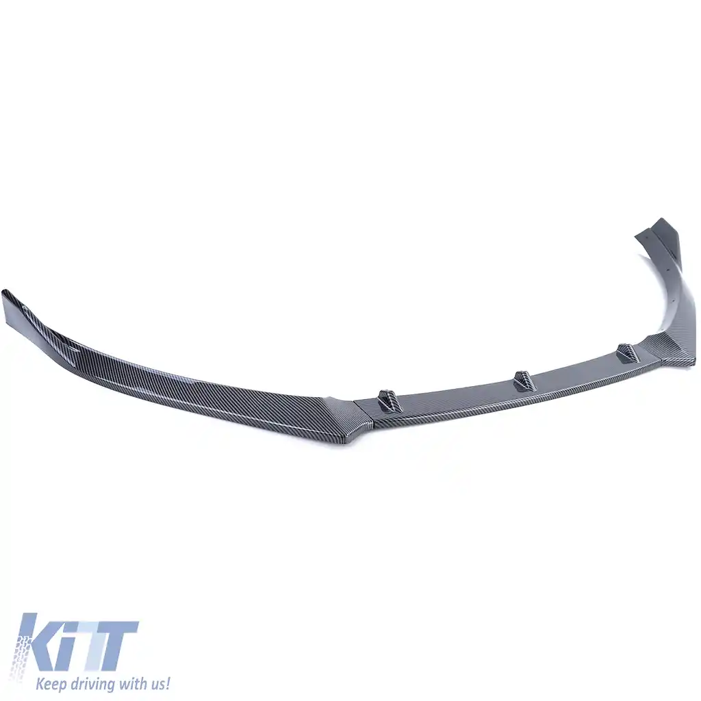 Spoiler frontal lip performanță aspect carbon potrivit pentru VW Golf 6 5K1 2008-2012-image-6192246