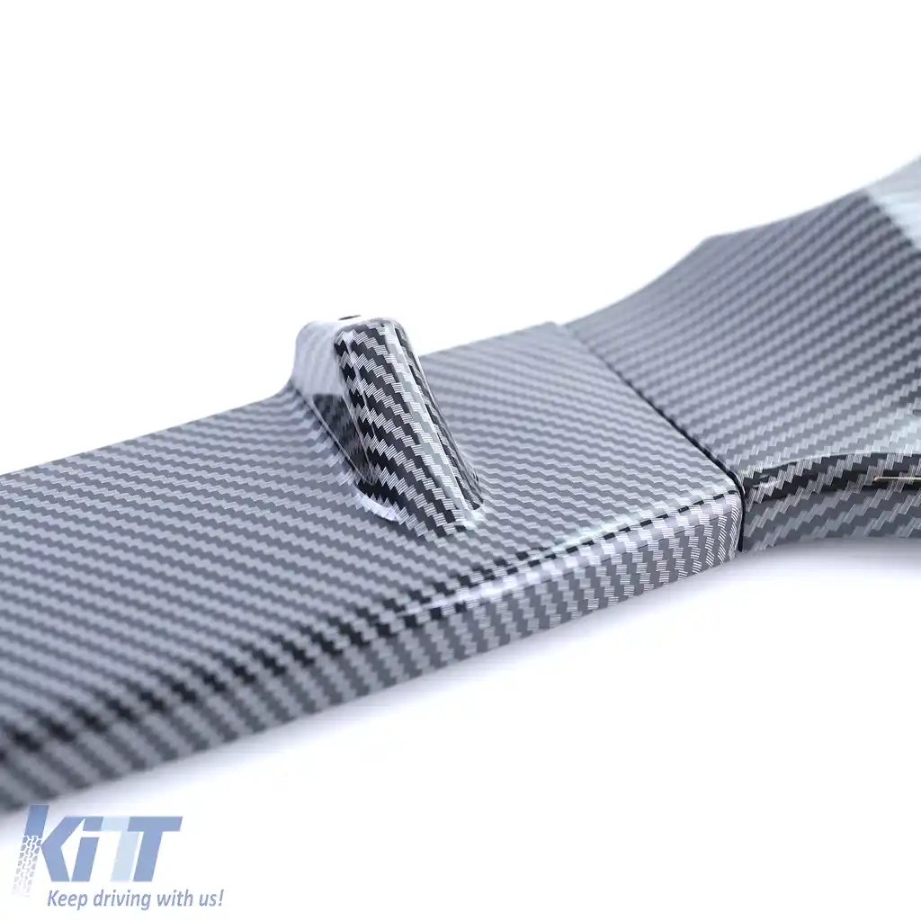 Spoiler frontal lip performanță aspect carbon potrivit pentru VW Golf 6 5K1 2008-2012-image-6192248