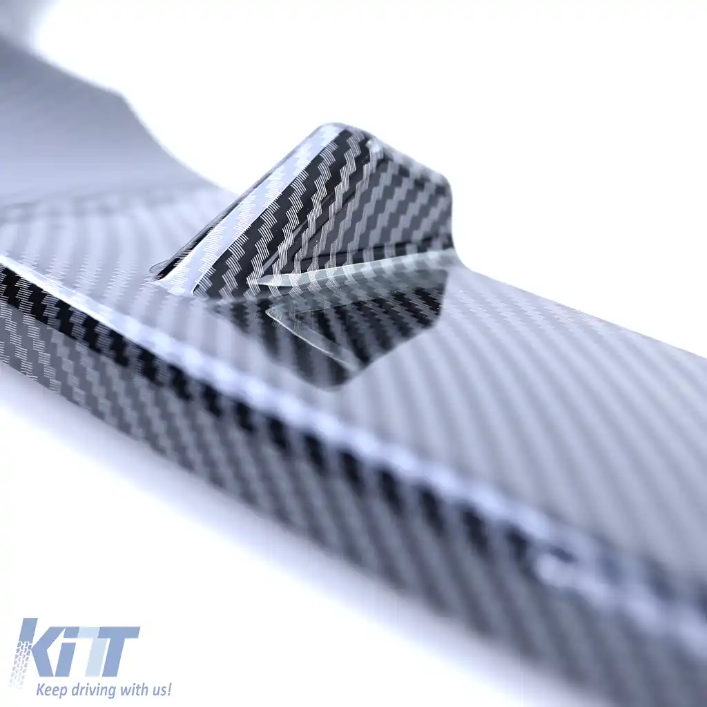 Spoiler frontal lip performanță aspect carbon potrivit pentru VW Golf 6 5K1 2008-2012-image-6192249