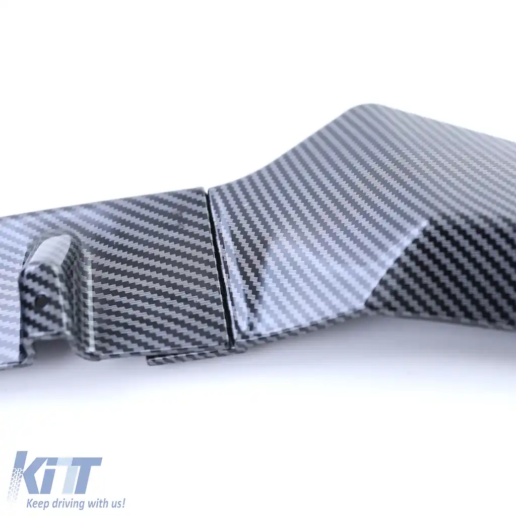 Spoiler frontal lip performanță aspect carbon potrivit pentru VW Golf 6 5K1 2008-2012-image-6192250