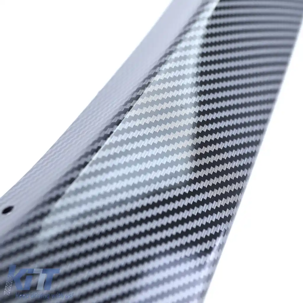 Spoiler frontal lip performanță aspect carbon potrivit pentru VW Golf 6 5K1 2008-2012-image-6192251
