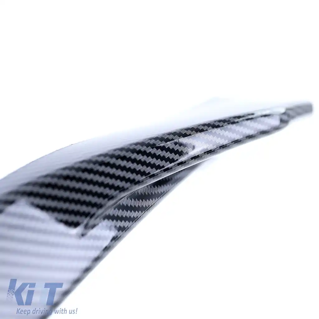 Spoiler frontal lip performanță aspect carbon potrivit pentru VW Golf 6 5K1 2008-2012-image-6192253