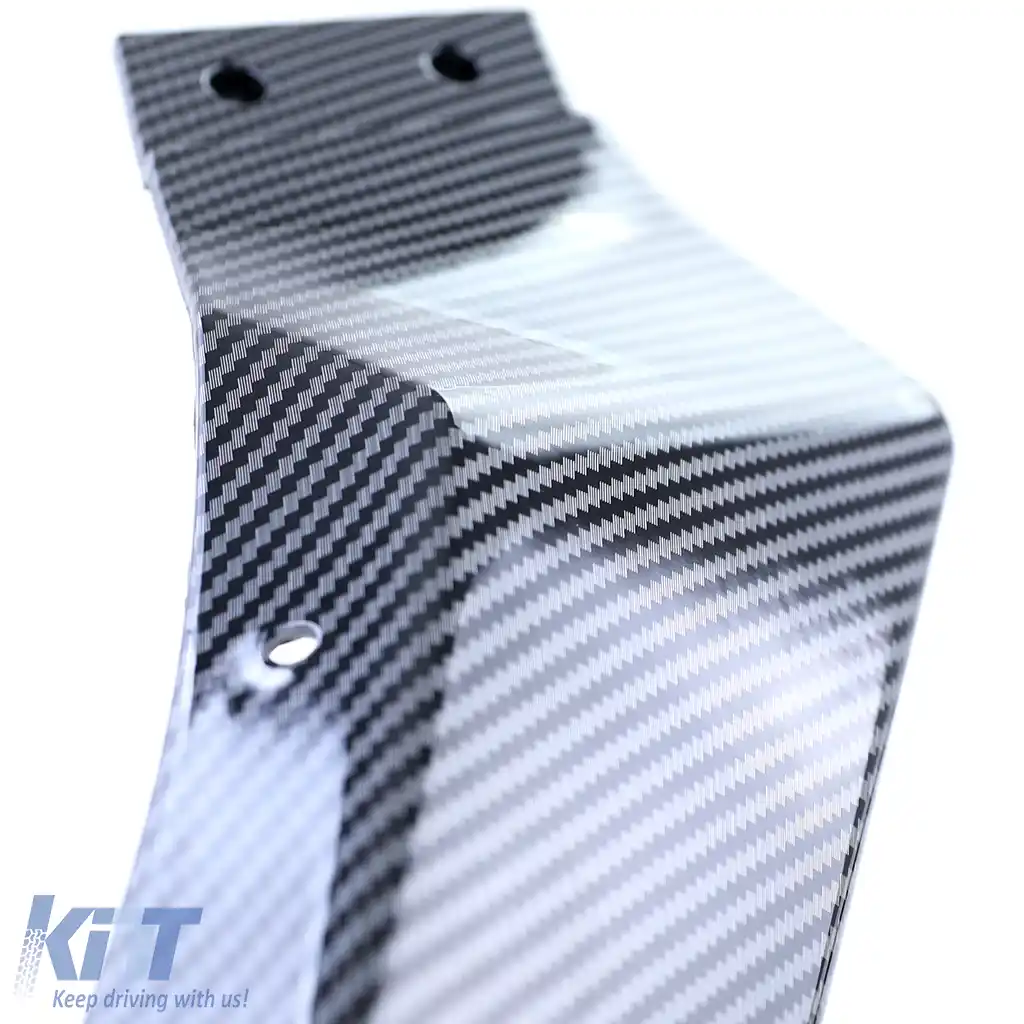 Spoiler frontal lip performanță aspect carbon potrivit pentru VW Golf 6 5K1 2008-2012-image-6192254