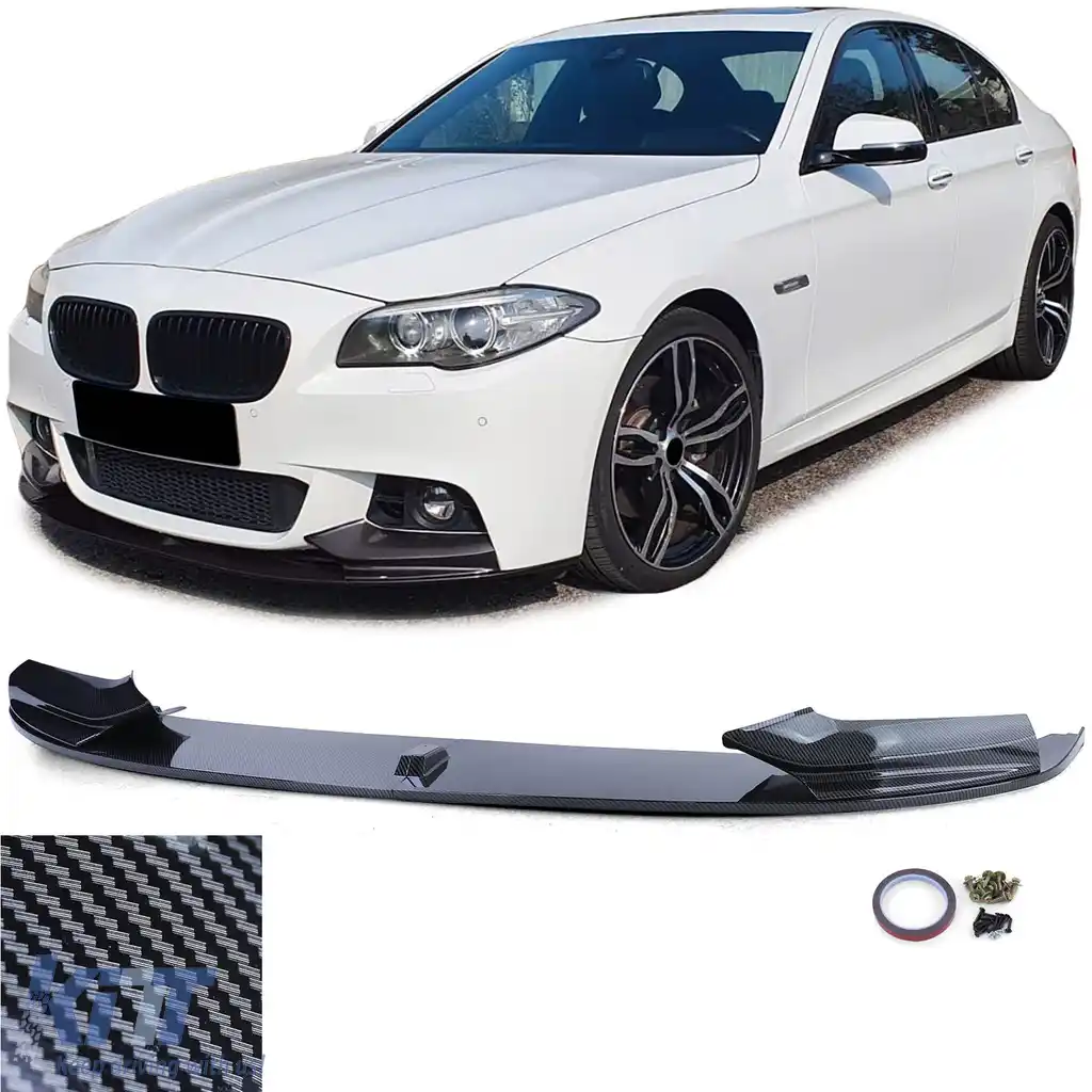 image-50-Spoiler frontal lipă performanță aspect carbon, potrivit pentru BMW Seria 5 F10 F11 10-17