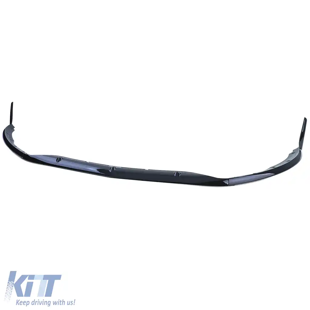 Spoiler frontal lip sport look negru lucios, potrivit pentru Mercedes C W205 S205 14-21-image-6203881