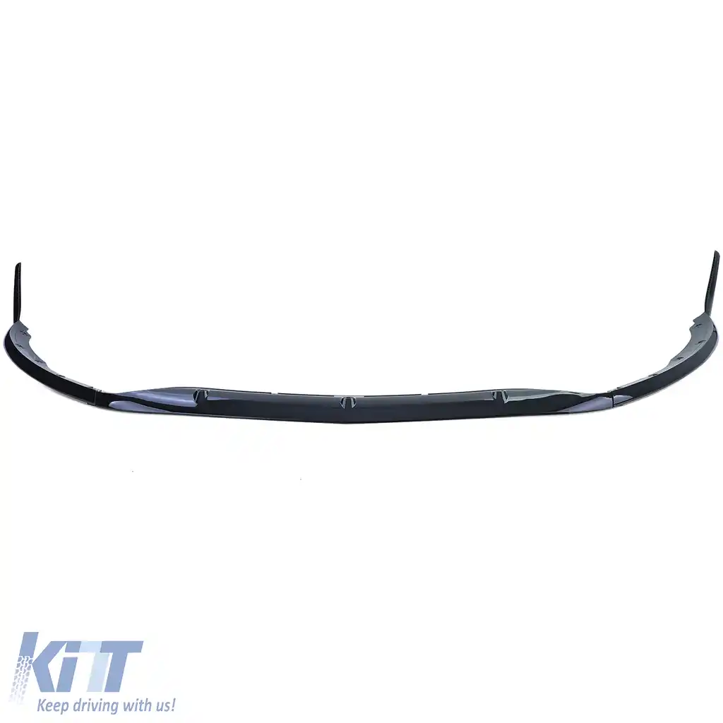 Spoiler frontal lip sport look negru lucios, potrivit pentru Mercedes C W205 S205 14-21-image-6203882