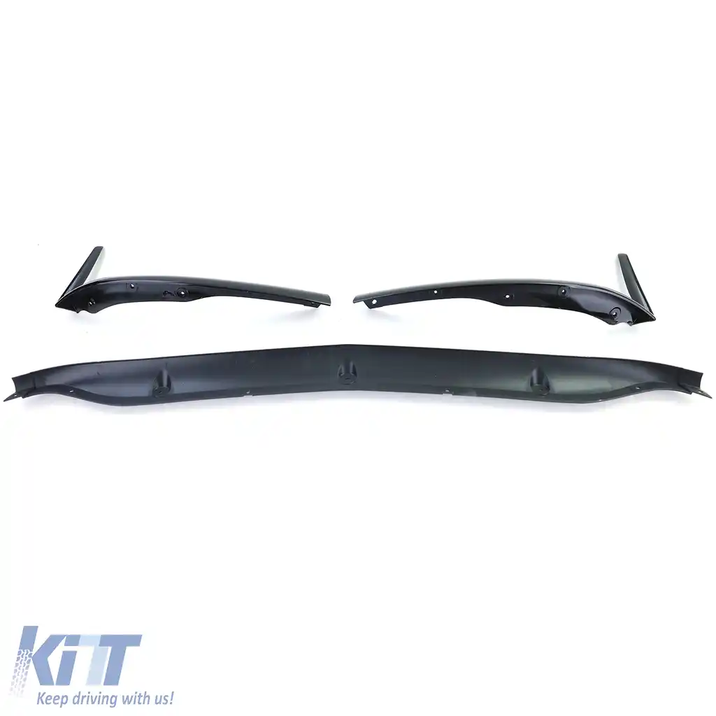 Spoiler frontal lip sport look negru lucios, potrivit pentru Mercedes C W205 S205 14-21-image-6203888