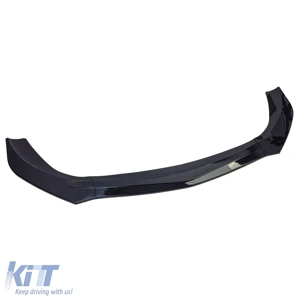 Spoiler frontal lip sport negru lucios, potrivit pentru Mercedes A W177 V177 din 2018-image-6194393