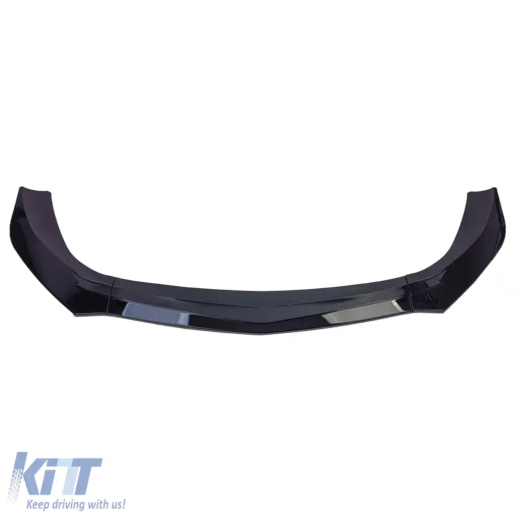 Spoiler frontal lip sport negru lucios, potrivit pentru Mercedes A W177 V177 din 2018-image-6194394