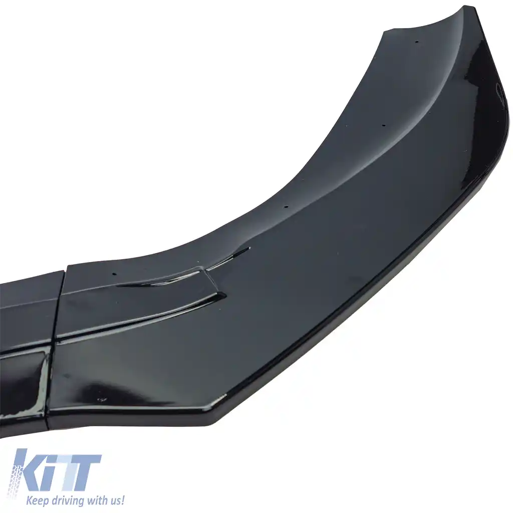 Spoiler frontal lip sport negru lucios, potrivit pentru Mercedes A W177 V177 din 2018-image-6194397