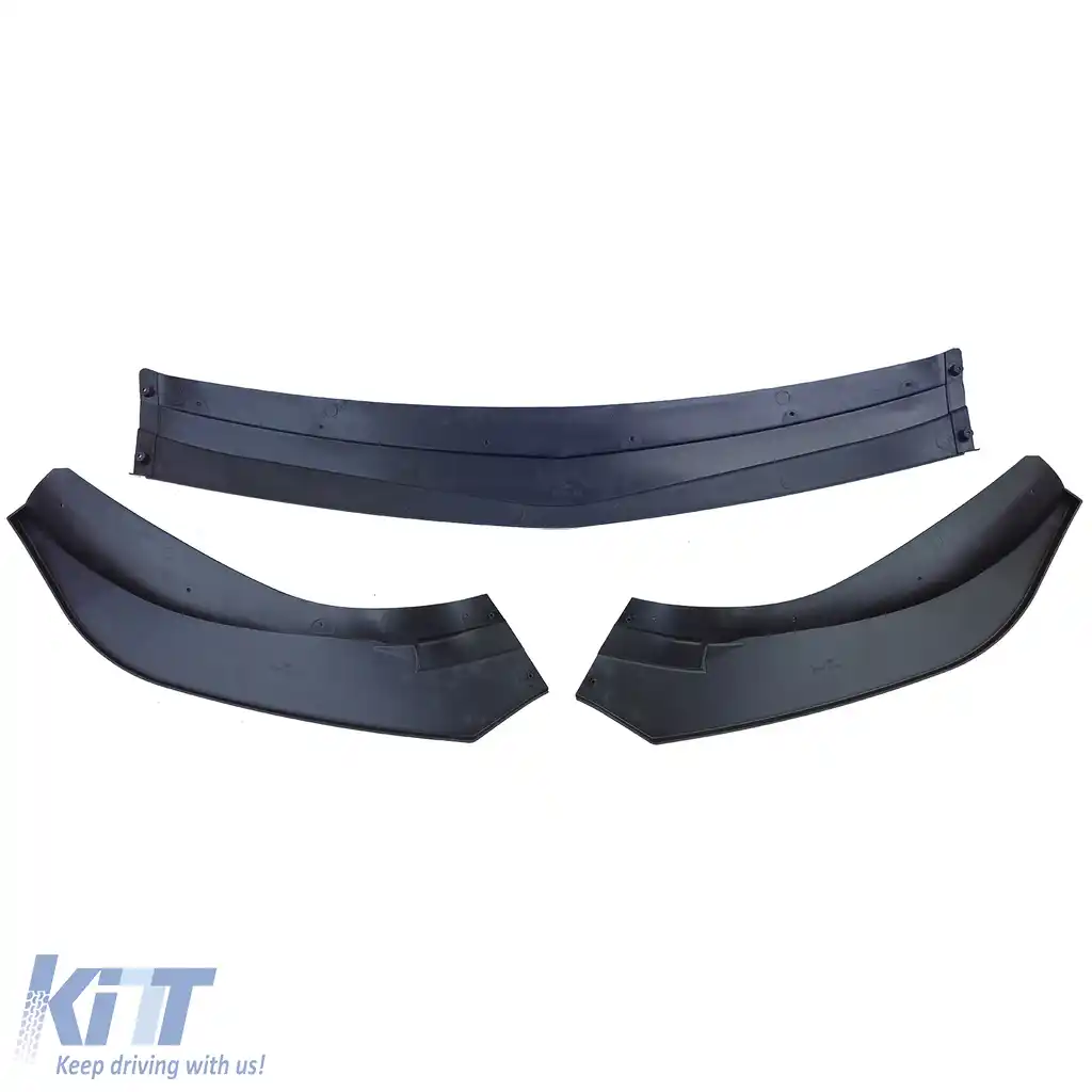 Spoiler frontal lip sport negru lucios, potrivit pentru Mercedes A W177 V177 din 2018-image-6194398