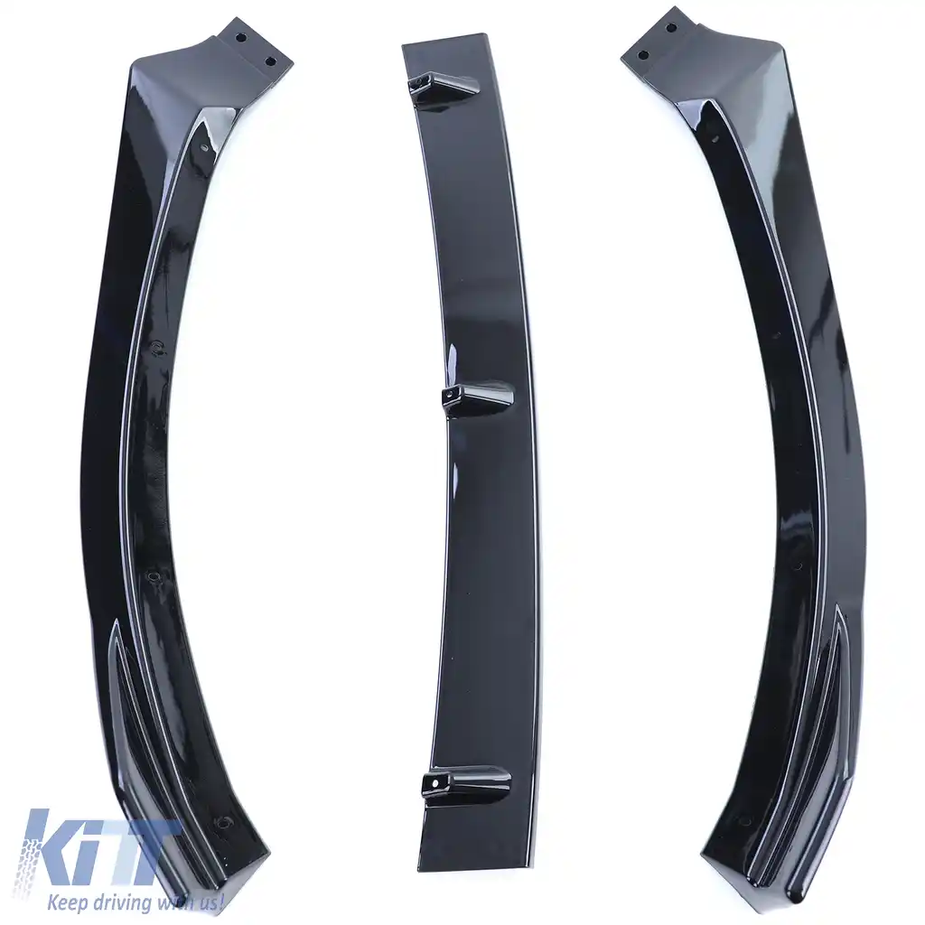 Spoiler frontal lip sport performanță negru lucios potrivit pentru VW Golf 6 2008-2012-image-6200190