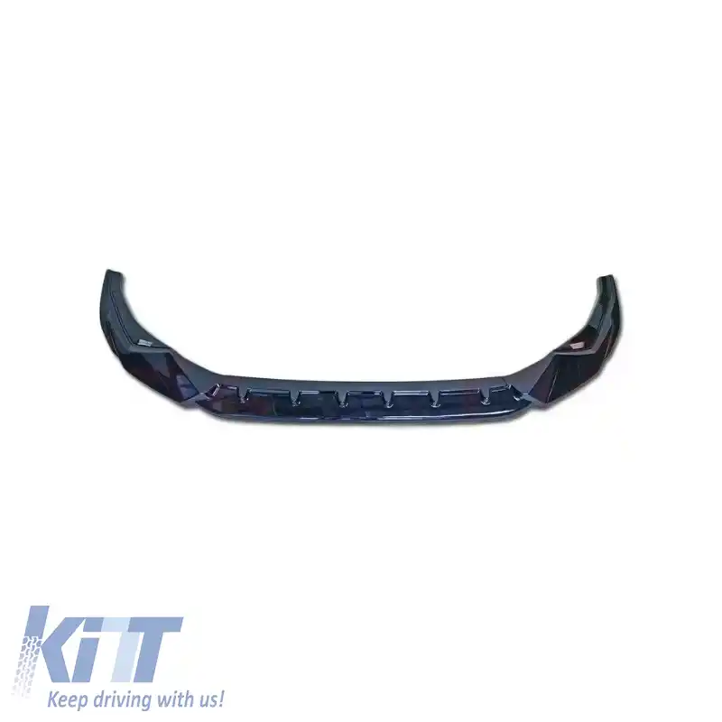 Spoiler frontal potrivit pentru Audi A3 8Y 2020+ S Line / S3 Sedan / Sportsback Negru lucios-image-6320663