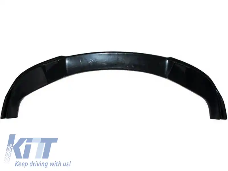 Spoiler frontal potrivit pentru BMW 5 E60 2003-2011 aspect Hamman, plastic ABS lucios negru 1buc.-image-6321248