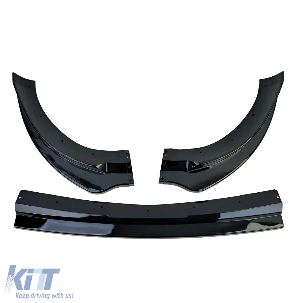 Spoiler frontal sport lip lucios negru, potrivit pentru Mercedes Sprinter W907 din 2018-image-6209042
