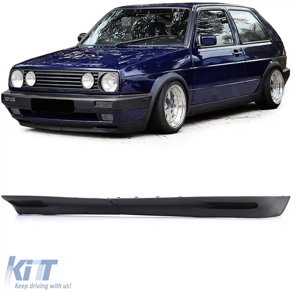 Spoiler frontal sportiv potrivit pentru bara de protecție lată pentru VW Golf 2 GL GTI 83-92