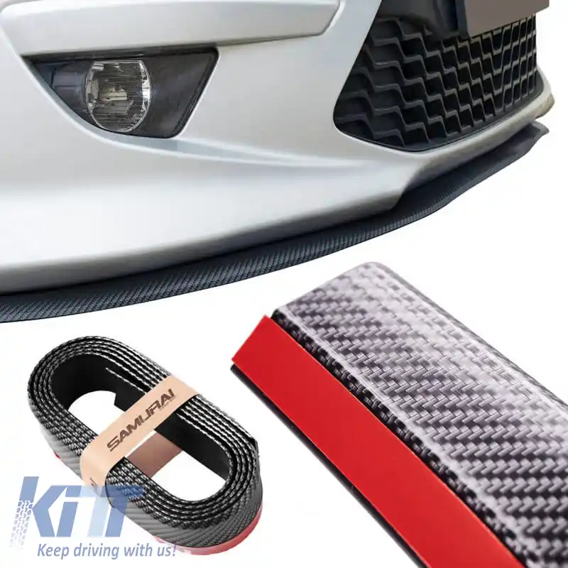 Spoiler frontal universal Samurai Lip Safe & Style 2500mm Carbon 1 buc-image-6299439