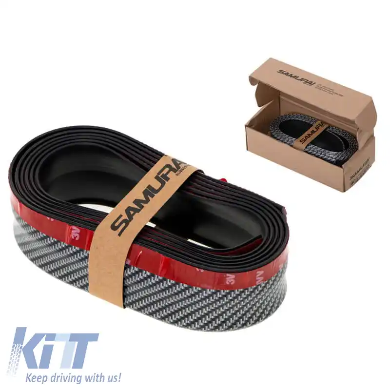 Spoiler frontal universal Samurai Lip Safe & Style 2500mm Carbon 1 buc-image-6299440