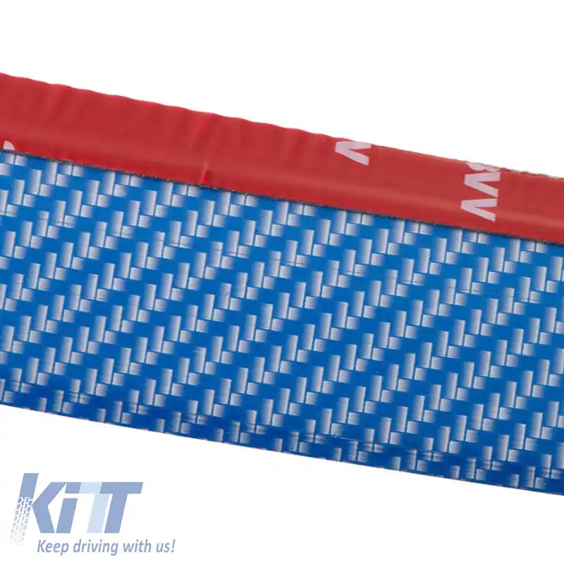Spoiler frontal universal Samurai Lip Safe & Style 2500mm Carbon albastru 1 buc-image-6313361