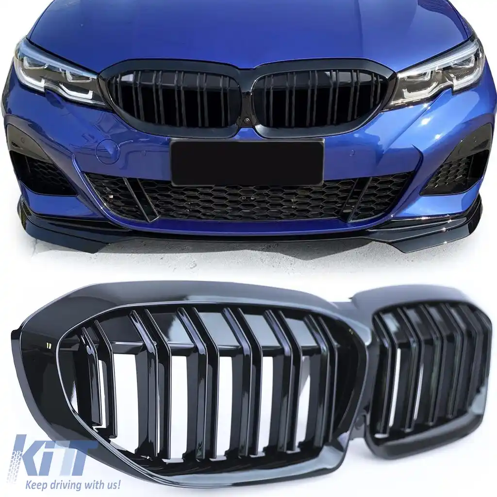 Spoiler, grilă, difuzor, fuste laterale kit de caroserie performant pentru BMW Seria 3 G20 2019-2022-image-6198285