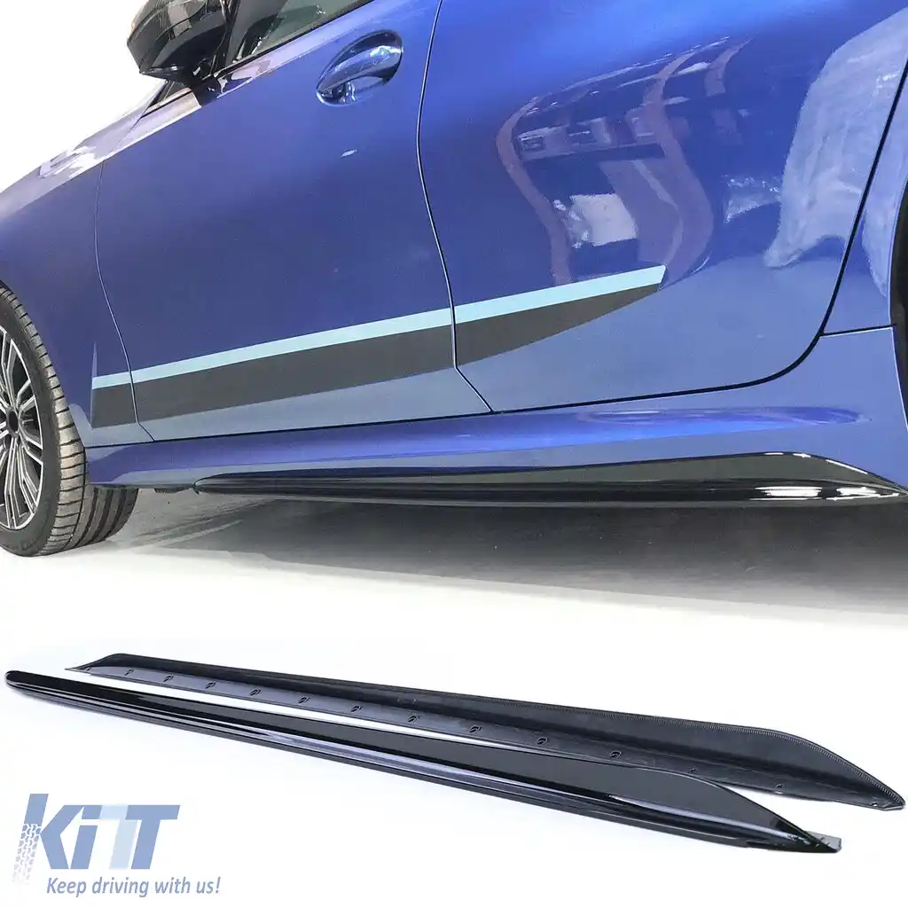 Spoiler, grilă, difuzor, fuste laterale kit de caroserie performant pentru BMW Seria 3 G20 2019-2022-image-6198286